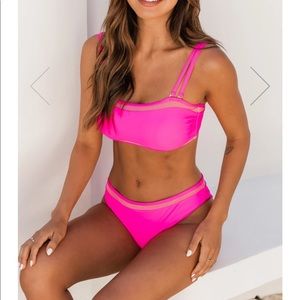 Stunning summer nights hot pink bikini